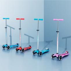 Самокат Micro Maxi Deluxe Glow LED Желейный зеленый Фото 7