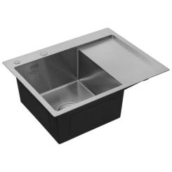 Мойка кухонная Kroner Geburstet-6350LHM Фото 1