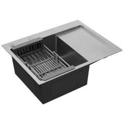 Мойка кухонная Kroner Geburstet-6350LHM Фото 2