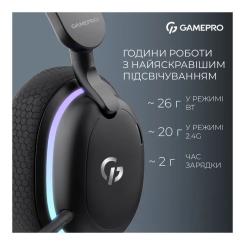 Наушники GamePro Asgard Bragi 7.1 RGB Tri-Mod Black Фото 10