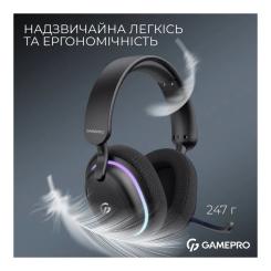 Наушники GamePro Asgard Bragi 7.1 RGB Tri-Mod Black Фото 5