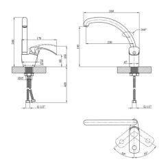 Смеситель Kroner Konstante-C032 Фото 5