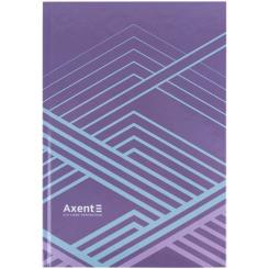 Книга записная Axent Lines А4, 96 аркушів, клітинка, бузкова Фото