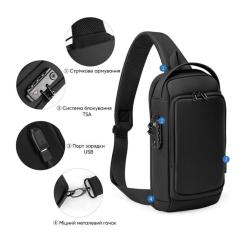 Рюкзак для ноутбука Porto 10" RNC-4043 Black Фото 3