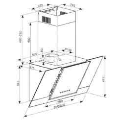 Вытяжка кухонная Kaiser AT 8438 FW Eco Фото 1