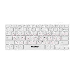 Клавиатура Maxxter KBM-C01W-UA USB UA White Фото