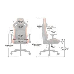 Кресло игровое Cougar Defensor Gray F Фото 11