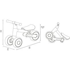 Беговел MoMi DEX каталка beige Фото 7