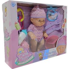 Пупс Lunabebe виниловый с аксессуарами 22 см Фото 1