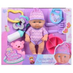 Пупс Lunabebe виниловый с аксессуарами 22 см Фото 2