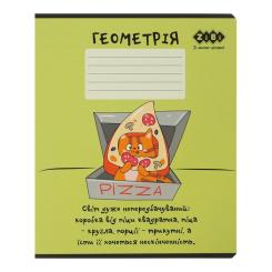 Тетрадь ZiBi предметний CUTE CAT, 36 аркушів, клітинка, геометр Фото