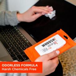 Салфетки Whoosh! Screen Shine 20 WIPES 10х7cm + 1microfiber 14х14cm Фото 4