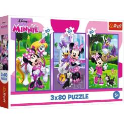 Пазл Trefl Mickey&friends Мінні та друзі 3x80 Фото