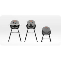 Стульчик для кормления MoMi Reki 2в1 Black Фото 1