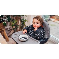 Стульчик для кормления MoMi Reki 2в1 Black Фото 8