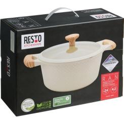Кастрюля Resto Ran біла 24 см 4,2 л Фото 11