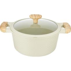 Кастрюля Resto Ran біла 24 см 4,2 л Фото 1