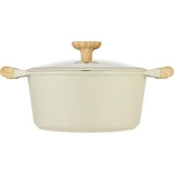 Кастрюля Resto Ran біла 24 см 4,2 л Фото 2