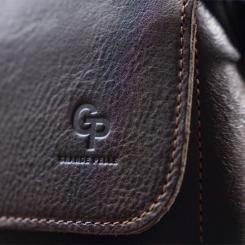 Сумка Grande Pelle В гладкой коже Шоколадная Фото 10