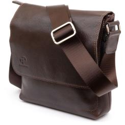 Сумка Grande Pelle В гладкой коже Шоколадная Фото