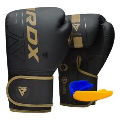 Боксерские перчатки RDX F6 Kara Matte Golden 6 унцій Фото