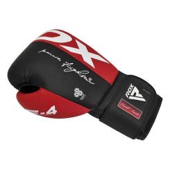 Боксерские перчатки RDX REX F4 Red/Black 10 унцій Фото 2