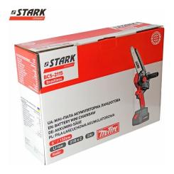 Цепная пила Stark BCS-2115, 21V, 2х2Ah, 150мм Фото 9