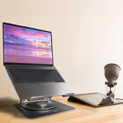 Подставка для ноутбука OfficePro LS799G Aluminum alloy Gray Фото 9