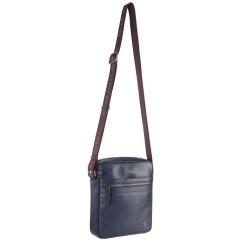 Сумка Brampton London Crossflow Navy Фото 9