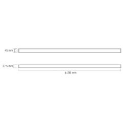 Светильник Videx LED BN03 50W 1.2М 5000K 220V Фото 1