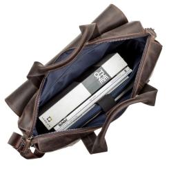 Сумка Shvigel Шкіряна Коричнева Фото 6