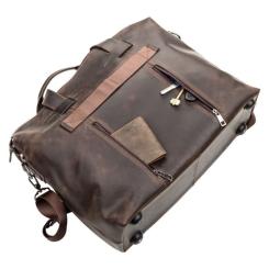 Сумка Shvigel Шкіряна Коричнева Фото 7