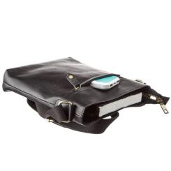 Сумка Shvigel Мужская кожаная Черная Фото 6