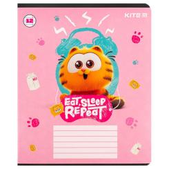 Тетрадь Kite Garfield, 12 листов, линия Фото 2