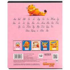 Тетрадь Kite Garfield, 12 листов, линия Фото 4