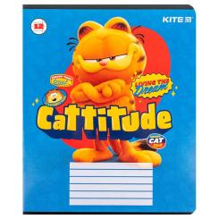 Тетрадь Kite Garfield, 12 листов, линия Фото 5