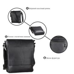 Сумка Shvigel Кожаная Черная Фото 3