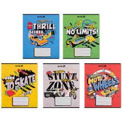 Тетрадь Kite Hot Wheels, 18 аркушів, лінія Фото