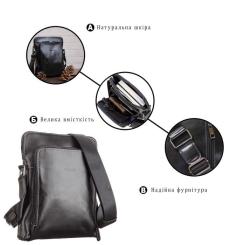 Сумка Shvigel Кожаная Черная Фото 3