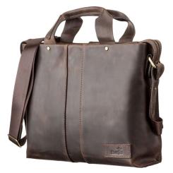 Сумка Shvigel Кожаная Коричневая Фото