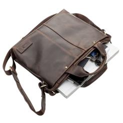 Сумка Shvigel Кожаная Коричневая Фото 4