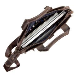 Сумка Shvigel Кожаная Коричневая Фото 5