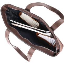 Сумка Shvigel Винтажная шоппер Коричневая Фото 4