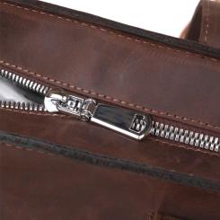 Сумка Shvigel Винтажная шоппер Коричневая Фото 6