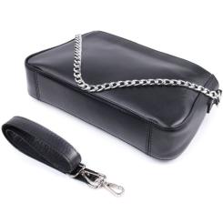 Сумка Shvigel Из натуральной кожи Черная Фото 5