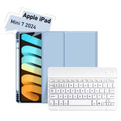 Чехол для планшета BeCover with keyboard Apple iPad Mini 7 2024 Light Blue Фото