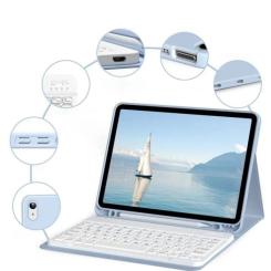 Чехол для планшета BeCover with keyboard Apple iPad Mini 7 2024 Light Blue Фото 2
