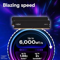 Модуль памяти для компьютера Micron DDR5 64GB 5600 MHz Фото 1