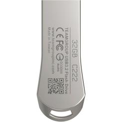 USB флеш накопитель Team 64GB C222 Silver USB 3.2 Фото 4
