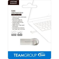 USB флеш накопитель Team 64GB C222 Silver USB 3.2 Фото 5